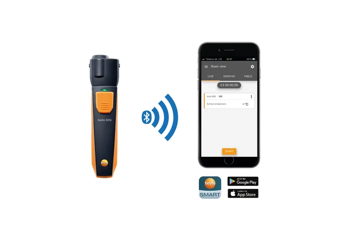 testo 805i - Infrared thermometer wireless Smart Probe