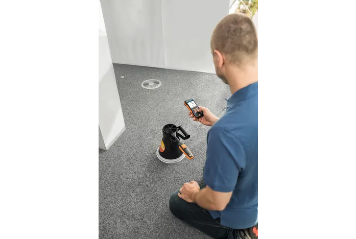 Vane probe (Ø 100 mm, digital) - including temperature sensor, wired