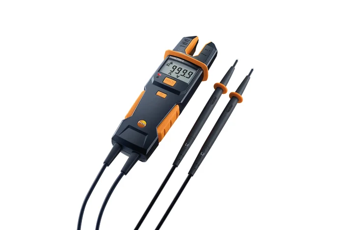 testo 755-2 - Current / Voltage Meter with 200 A AC, 1000 V AC/DC, Continuity, and Phase Rotation Tester