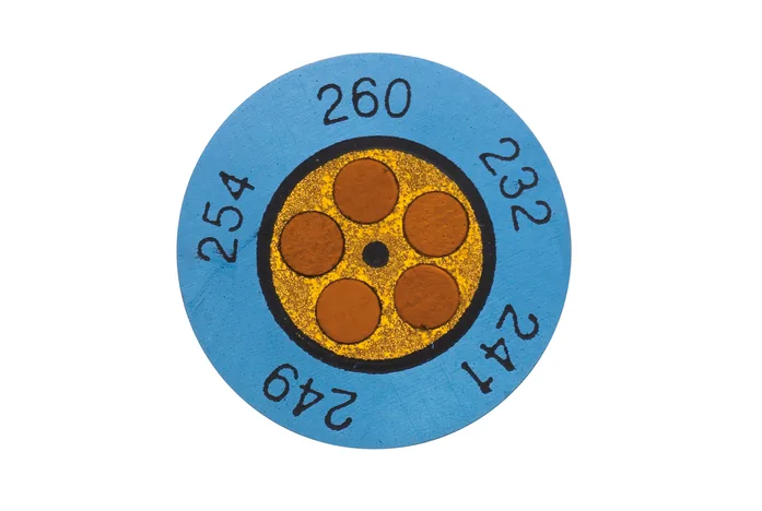 testoterm clock indicators - Temperature mini indicators +60 to +82 °C