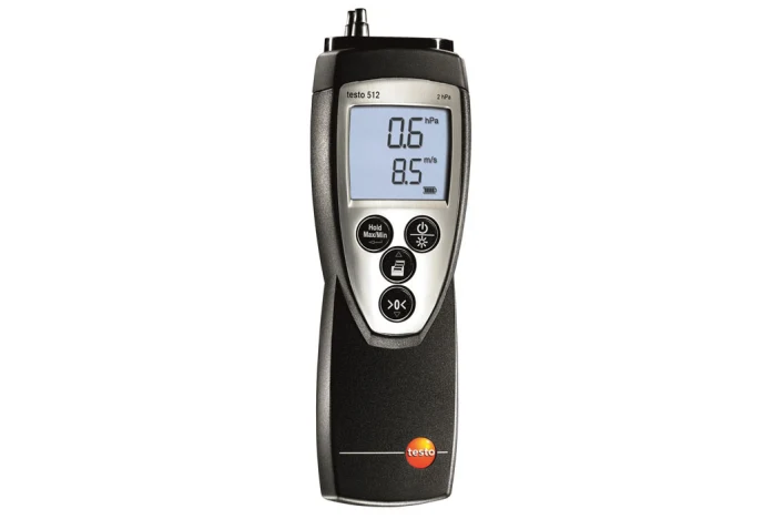 testo 512 - Pressure and flow velocity measuring instrument 0 to 200 hPa