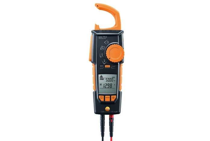 testo 770-2 - Hook clamp meter with thermocouple adapter