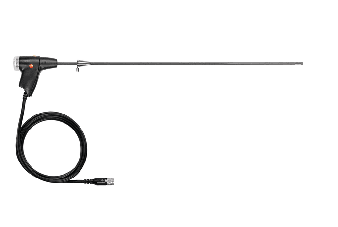 Flue gas probe, modular, 2.3 ft. immersion depth, incl. prob...