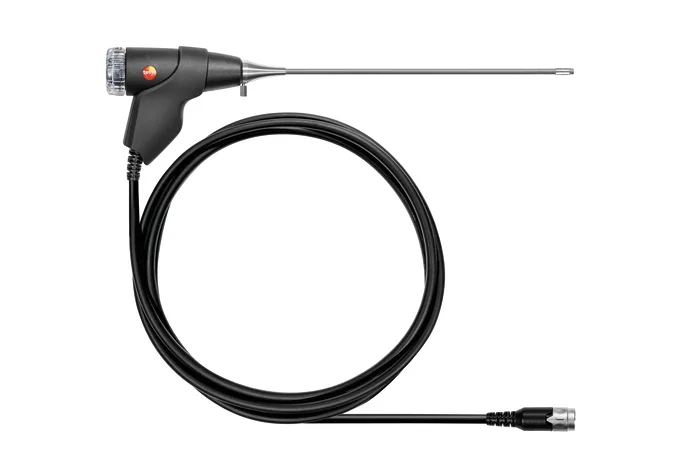 12" flue gas probe, 1/4" diameter, Tmax = 932 °F, with hose - 300 mm, Ø 6 mm, Tmax 500 °C