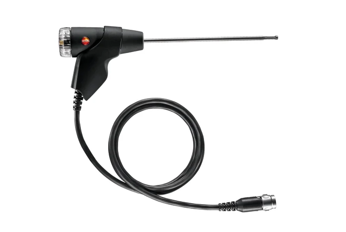 7" flue gas probe, 3/8" diameter, Tmax = 932 °F, with hose