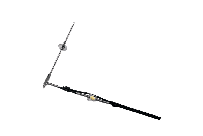 Flue gas probe for industrial engines