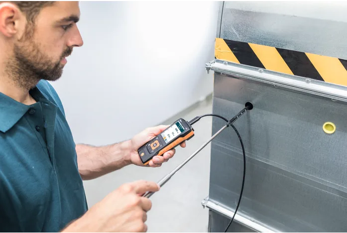 Hot wire probe (digital) - including temperature sensor, wired
