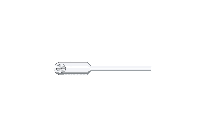 High temperature vane probe, Ø 1 in., with handle for contin... - High temperature vane probe, Ø 0.98 in.