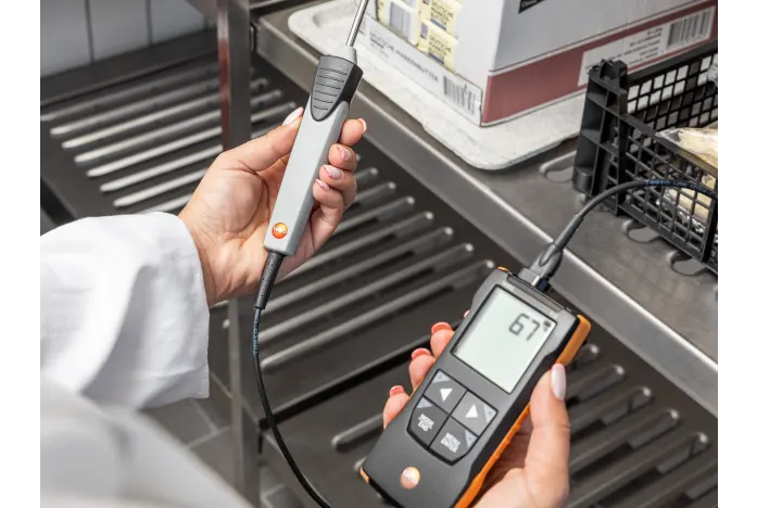 testo 110 - NTC and Pt100 temperature measuring instrument with App connection