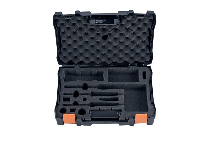 Service case for measuring instrument, probes and accessories