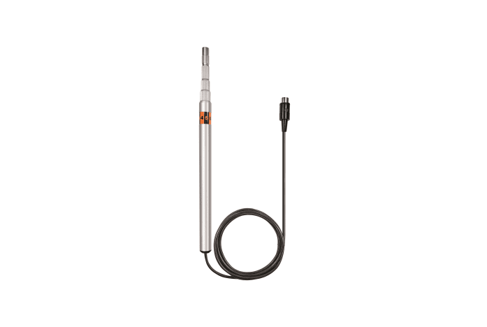 Professional telescopic handle for plug-in vane probes, max.... - Professional telescopic handle