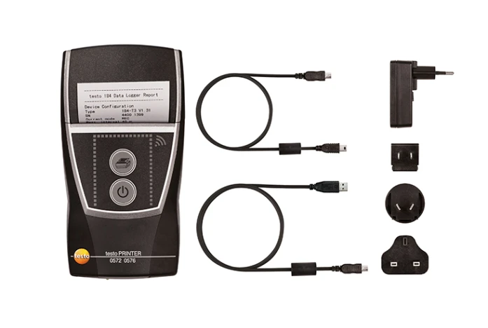 Mobile printer for data loggers - for data loggers