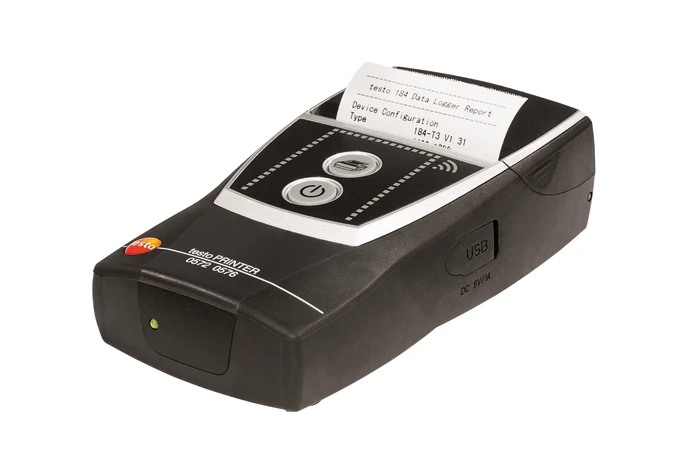 Mobile printer for data loggers - for data loggers