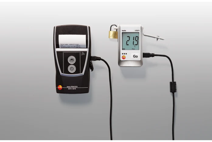 Mobile printer for data loggers - for data loggers