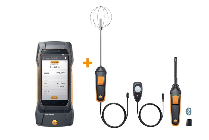 testo 400 Comfort Kit - for comfort professionals in high performance buildings