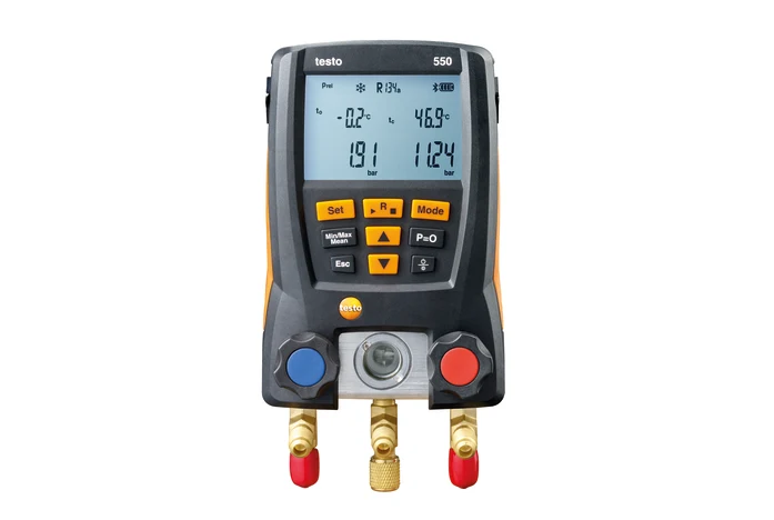 testo 550s - Smart digital manifold with Bluetooth and 2-way valve block