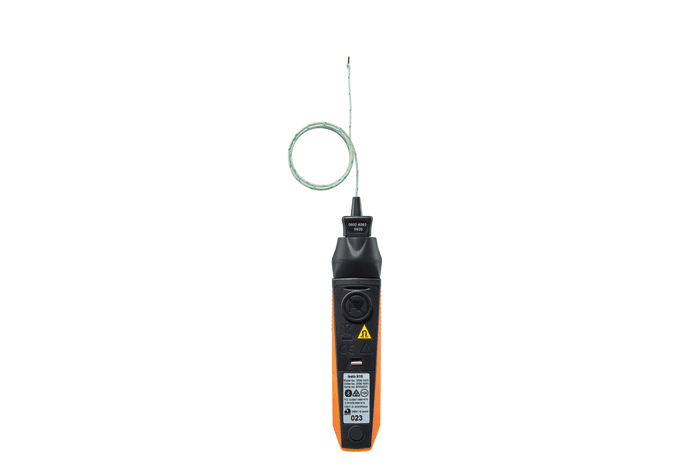 testo 915i - testo 915i - Wireless thermometer with flexible temperature probe (TC type K) and smartphone operation