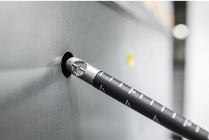 16 mm vane probe head including temperature sensor