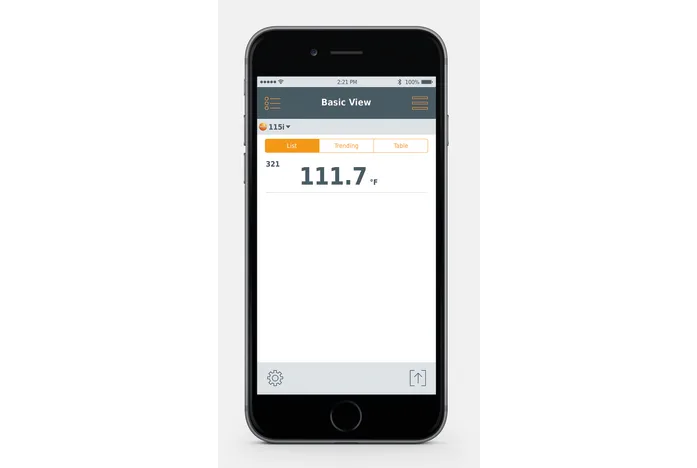 testo 115i - Pipe-clamp thermometer operated via smartphone